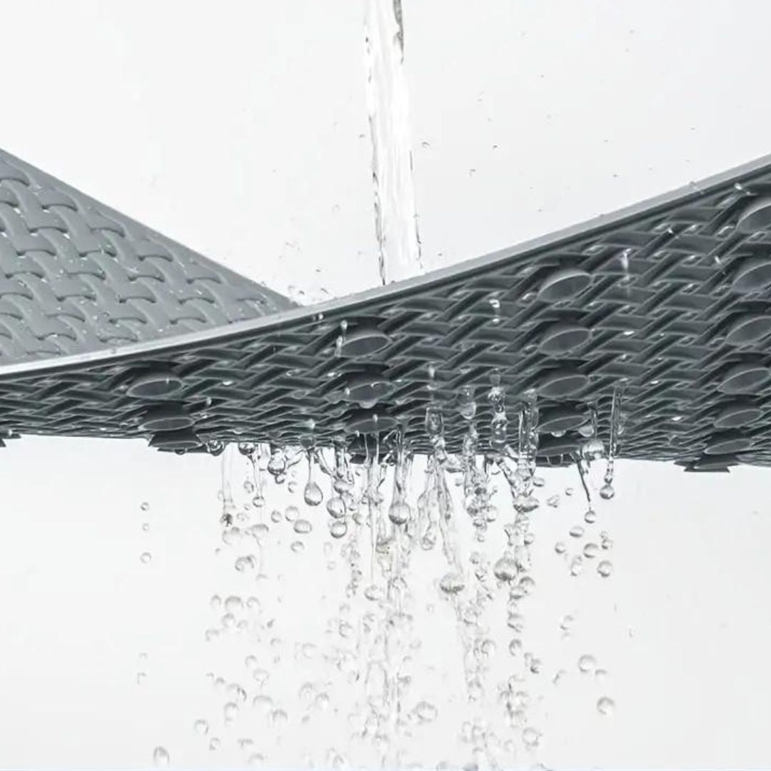 Secure Anti-Slip Shower Mat with Suction Cups for Bathtub Safety and Easy Cleaning
