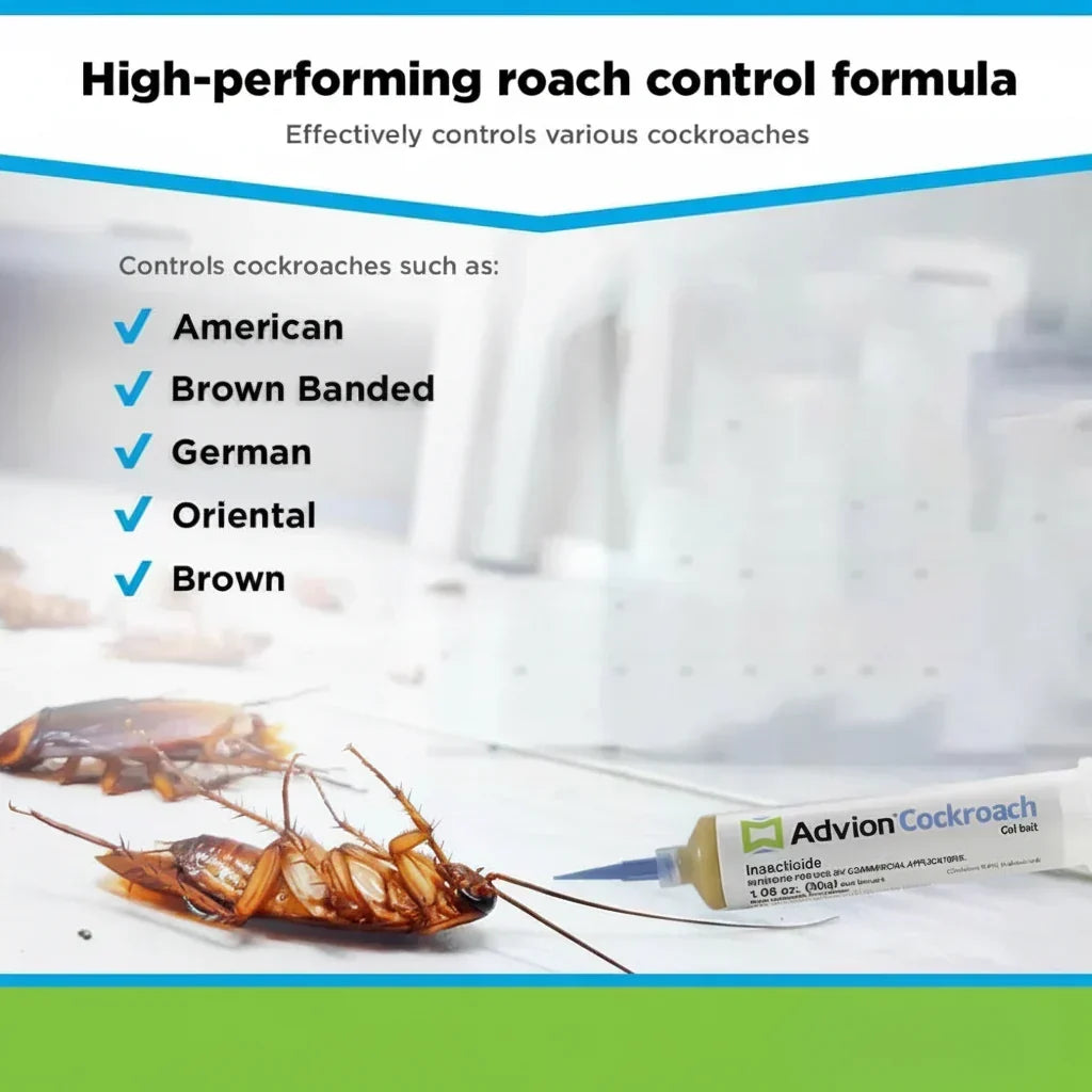 Cockroach Gel Bait Syringe Indoor Roach Killer Pest Control