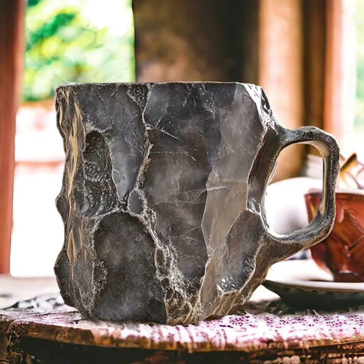 LumiStone | Crystal Mug – Artistic Handcrafted Design for Refined Taste